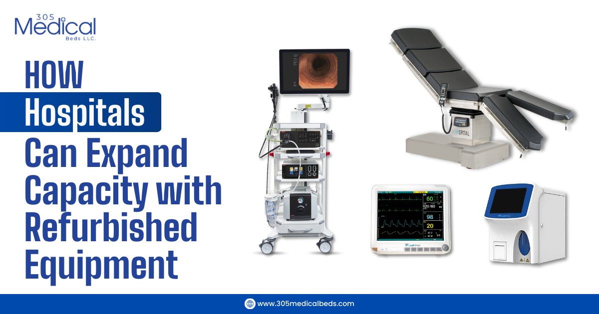 How Hospitals Can Expand Capacity with Refurbished Equipment