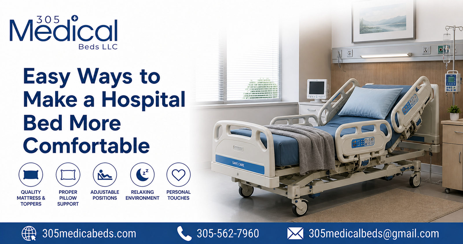 Ways to Make a Hospital Bed More Comfortable