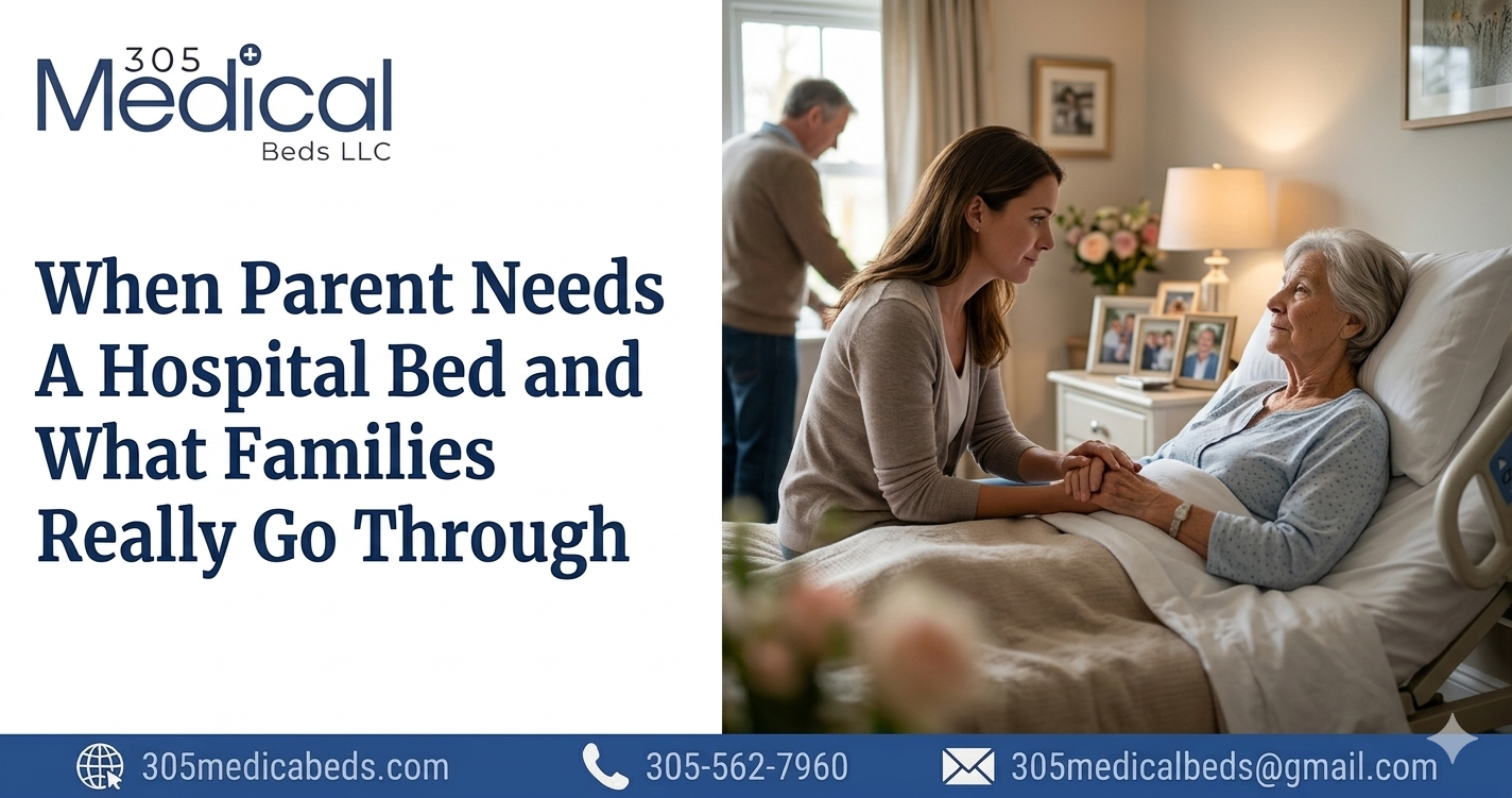When Parent Needs A Hospital Bed and What Families Really Go Through