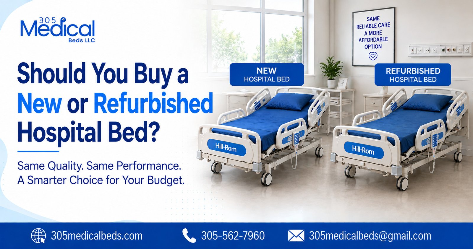Should You Buy a New or Refurbished Hospital Bed