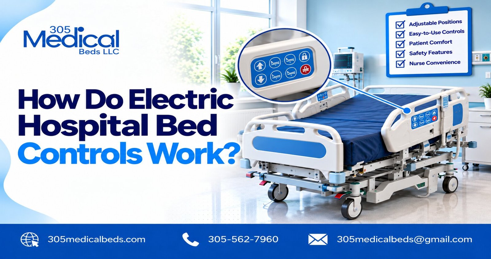 Electric Hospital Bed Controls Explained (1)